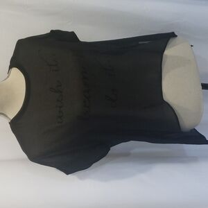 3/$30 ZARA High Low Drop Shoulder Sheer Top Blouse